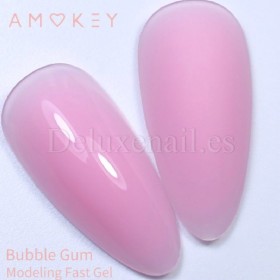 Fast Gel Bubble Gum Amokey, gel constructor de color, 30 gr