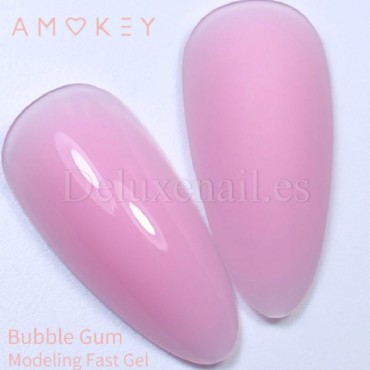 Fast Gel Bubble Gum Amokey, gel constructor de color, 30 gr