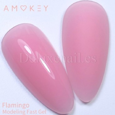 Fast Gel Flamingo Amokey, gel constructor de color, 30 gr
