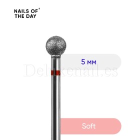copy of Fresa diamante bola para la cutícula, granulación suave,1.0 mm (1к010)