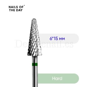 Fresa de tungsteno verde 6*15, NAILSOTHEDAY