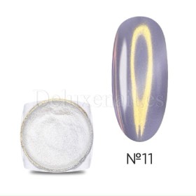 copy of Mirror Chrome Powder NAILS WORLD-175 plata