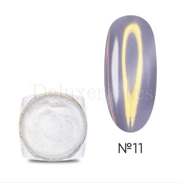 copy of Mirror Chrome Powder NAILS WORLD-175 plata