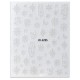Pegatina adhesiva JO-2295, blanco 3D