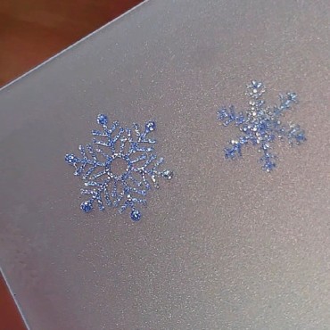 Molde de silicona transparente para los diseños, Navidad