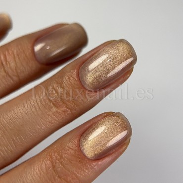 Esmalte permanente Cat Eye 14 Dark, Dorado, 6 ml