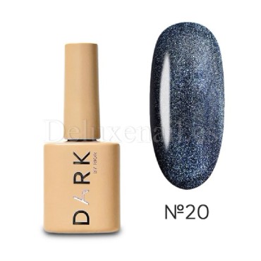 Esmalte permanente Cat Eye 20 Dark, Turquesa violeta camaleón, 6 ml