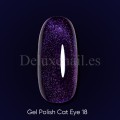 Esmalte permanente Cat Eye 18 Dark, Azul, 6 ml