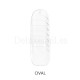 Dual Form Oval Dark, 120 uds