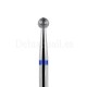 Fresa Azul Bola, Ø3 mm, F112, grano medio, Dark