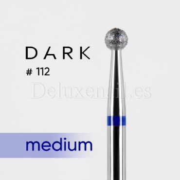 Fresa Azul Bola, Ø3 mm, F112, grano medio, Dark