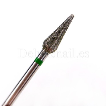 Fresa Verde Gota, Ø4.2 mm, F120, grano duro, Dark