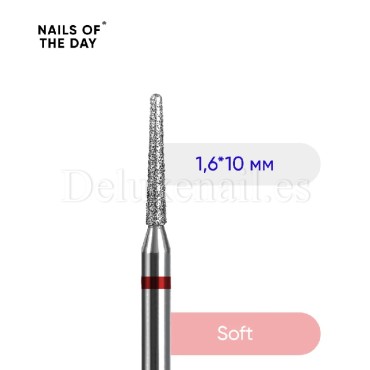 copy of Fresa diamante bola para la cutícula, granulación suave,1.0 mm (1к010)