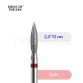 copy of Fresa diamante bola para la cutícula, granulación suave,1.0 mm (1к010)