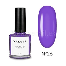 Esmalte Stamping Vakula 26, Morado, 8 ml