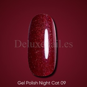 Dark gel polish Night Cat 09, 6 ml