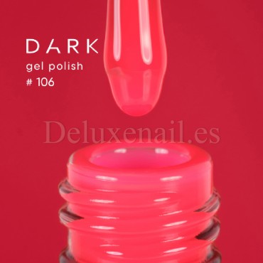 Esmalte Permanente Dark 106, Rojo, 10 ml