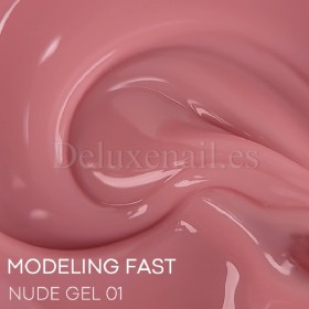 Fast Nude Gel 01 Amokey, gel constructor de color, 15 gr