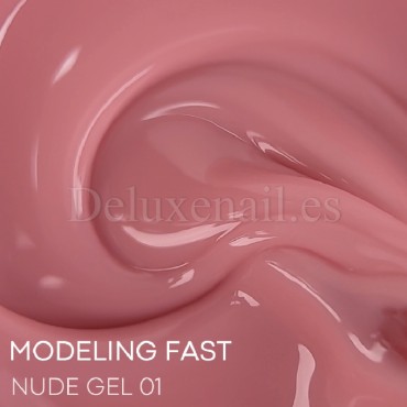 Fast Nude Gel 01 Amokey, gel constructor de color, 15 gr