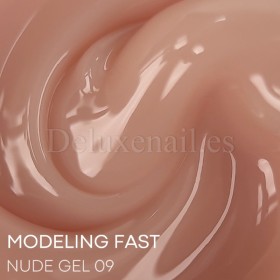Fast Nude Gel 09 Amokey, gel constructor de color, 15 gr