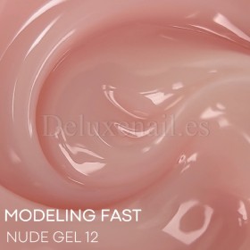 Fast Nude Gel 12 Amokey, gel constructor de color, 15 gr