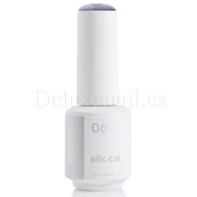 Esmalte permanente Silk Cat 06 Easy, Morado, 7,5 ml