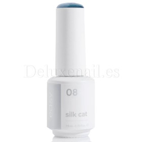 Esmalte permanente Silk Cat 08 Easy, Azul, 7,5 ml