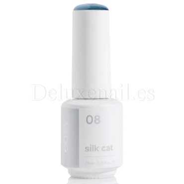 Esmalte permanente Silk Cat 08 Easy, Azul, 7,5 ml