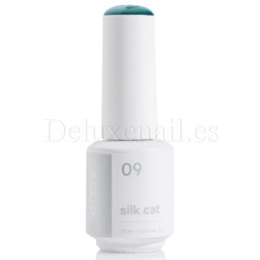Esmalte permanente Silk Cat 09 Easy, Turquesa, 7,5 ml