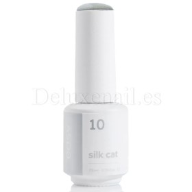 Esmalte permanente Silk Cat 10 Easy, Plata, 7,5 ml