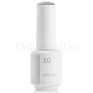 Esmalte permanente Silk Cat 10 Easy, Plata, 7,5 ml