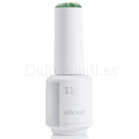 Esmalte permanente Silk Cat 11 Easy, Verde claro, 7,5 ml