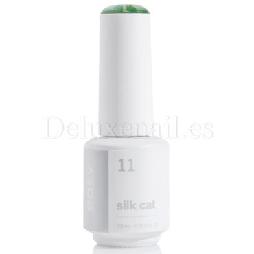 Esmalte permanente Silk Cat 11 Easy, Verde claro, 7,5 ml