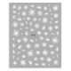 Pegatina adhesiva JO-1030, blanco