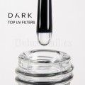 Top no wipe Dark, sin pegajosidad con UV filtros, 15 ml