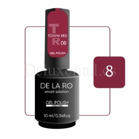 Esmalte Permanente Town Red 08 DE LA RO, 10 ml