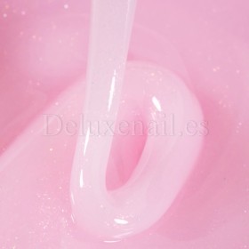 Gel constructor Dark Smart Builder Gel 28, Rosa con micro brillo, 15 ml