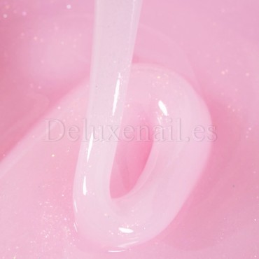 Gel constructor Dark Smart Builder Gel 28, Rosa con micro brillo, 15 ml