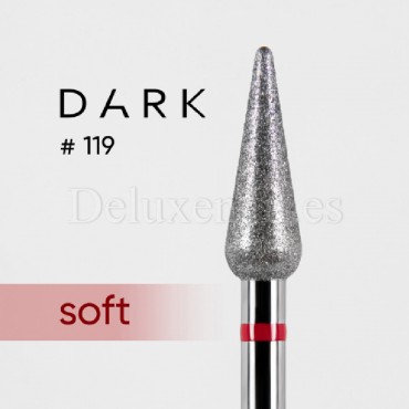 Fresa Roja Gota, Ø4.2 mm, F119, grano suave, Dark