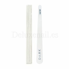 Kit de limas para uñas Dark, grano 150/180, 10 uds, forma gota