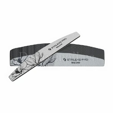 NFE-40-180/240-25 - Kit de limas media luna minerales Staleks Expert, grano 180/240,  25 uds