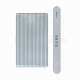 Kit de limas para uñas Dark, grano 150/180, 25 uds, forma recta, gris