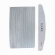 Kit de limas para uñas Dark, grano 150/180, 25 uds, forma media luna, gris