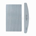 Kit de limas para uñas Dark, grano 180/240, 25 uds, forma media luna