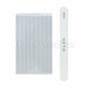 Kit de limas para uñas Dark, grano 150/180, 25 uds, forma recta