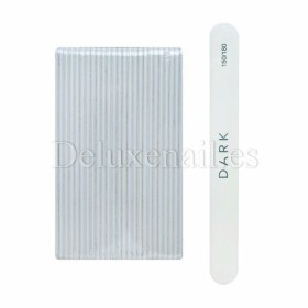 Kit de limas para uñas Dark, grano 150/180, 25 uds, forma recta