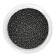 Microbolitas caviar metálicas, Negro, 0,6-0,8 mm