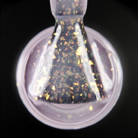 Base Camuflaje Dark Potal 23, Rosa lechoso traslúcido con foil ópalo multicolor, 15 ml