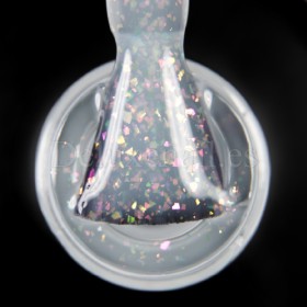 Base Camuflaje Dark Potal 25, Blanco lechoso traslúcido con foil ópalo multicolor, 15 ml