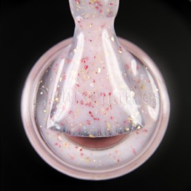 Base Camuflaje Dark Potal 36, Rosa con foil multicolor, 15 ml